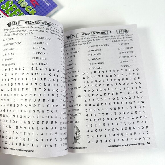 Penny Press Word Seeks Lot of 3 - Picture 8 of 12